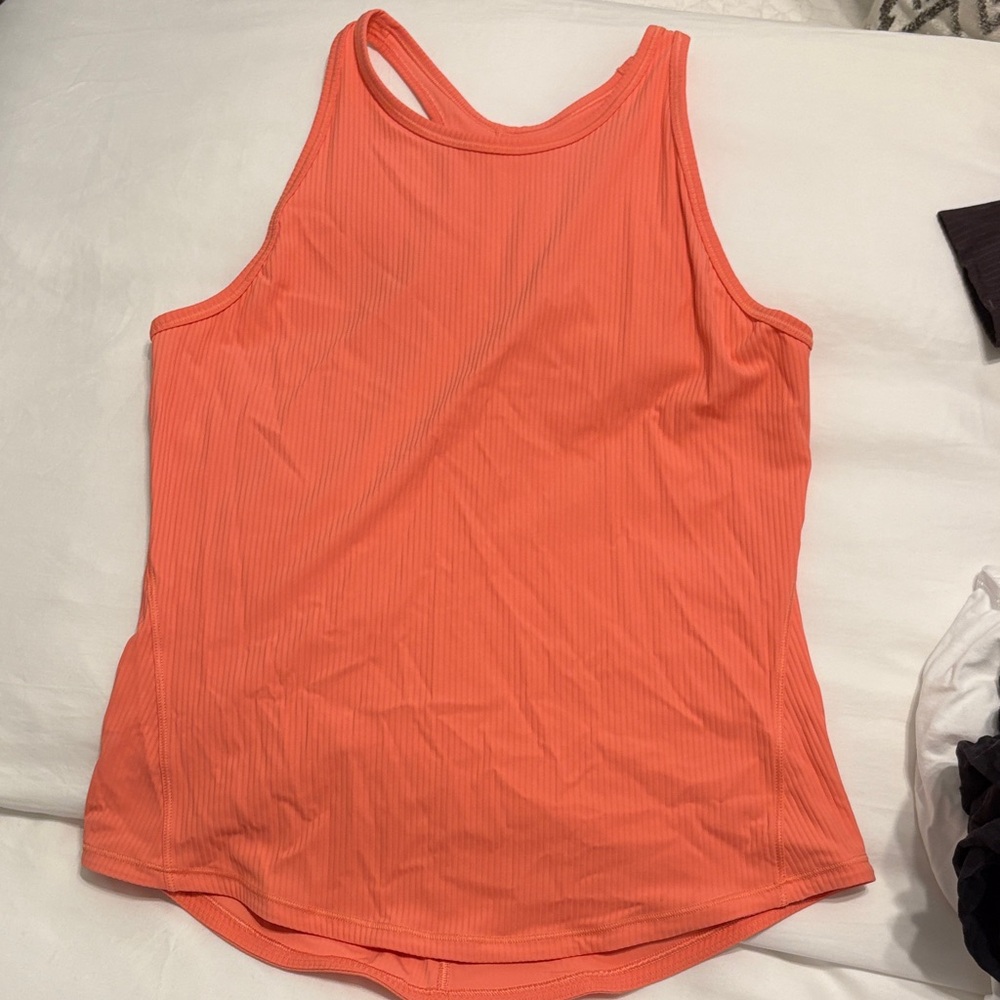 Lululemon Athletica Vibrant Orange Tank Top